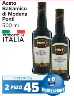 Carrefour Express Aceto Balsamico di Modena Ponti offerta
