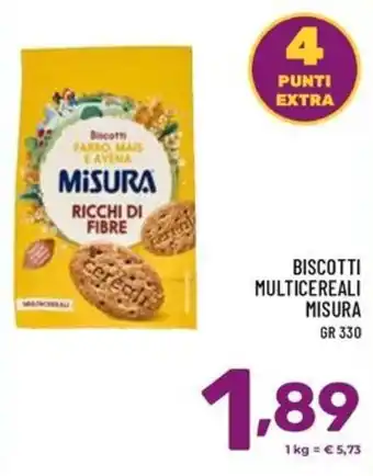 Biscotti multicereali Misura