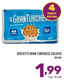 Il Centesimo Biscotti Gran Turchesi Colussi offerta