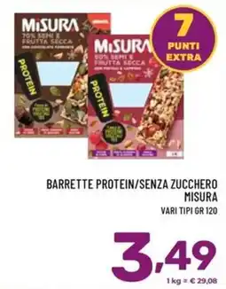 Il Centesimo Barrette protein/senza zucchero Misura offerta