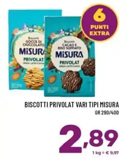 Il Centesimo Biscotti Privolat vari tipi Misura offerta