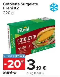 Carrefour Express Cotolette Fileni offerta