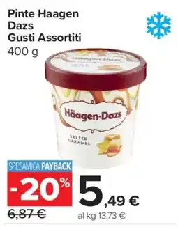 Carrefour Express Pinte Haagen Dazs Gusti Assortiti offerta