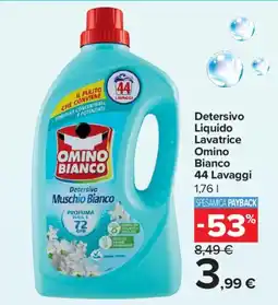 Carrefour Express Detersivo Liquido Lavatrice Omino Bianco offerta