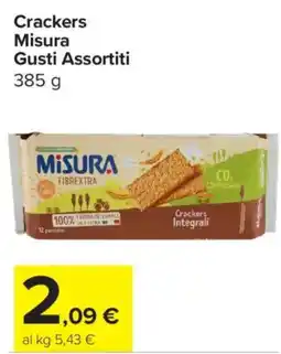 Carrefour Express Crackers Misura Gusti Assortiti offerta