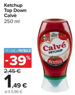 Carrefour Express Ketchup Calvé offerta