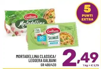 Mortadellina classica/leggera Galbani