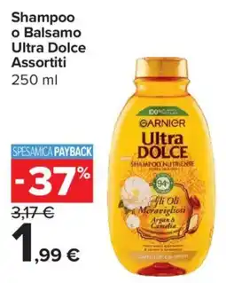 Carrefour Express Garnier Shampoo Ultra Dolce offerta