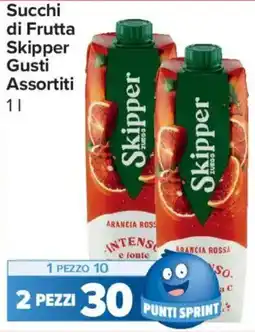 Carrefour Express Succhi di Frutta Skipper Gusti Assortiti offerta