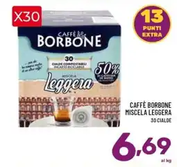 Il Centesimo Caffè Borbone Miscela Leggera offerta