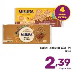 Il Centesimo Crackers Misura vari tipi offerta
