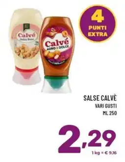 Il Centesimo Salse Calvé vari gusti offerta
