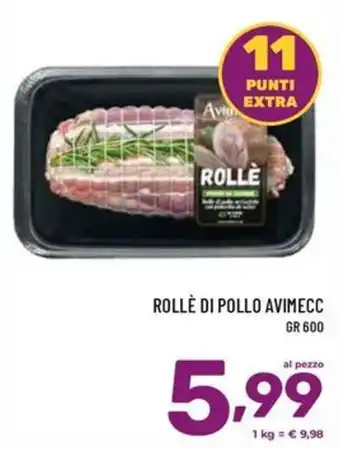 Il Centesimo Rollè di pollo Avimecc offerta