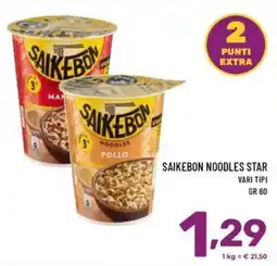 Il Centesimo Saikebon noodles star offerta