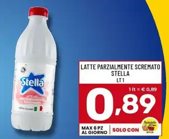 Latte parzialmente scremato Stella