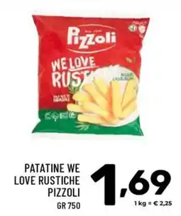 Il Centesimo Patatine we love rustiche Pizzoli offerta