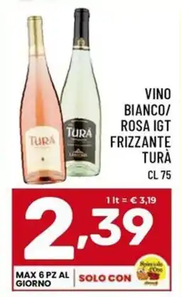 Il Centesimo Vino bianco/rosa IGT frizzante Turà offerta