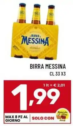 Il Centesimo Birra Messina offerta