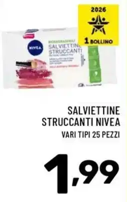 Il Centesimo Salviettine struccanti Nivea offerta