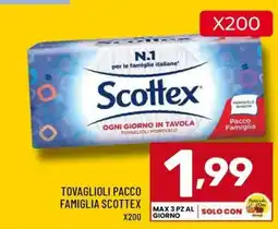 Il Centesimo Tovaglioli pacco famiglia Scottex offerta