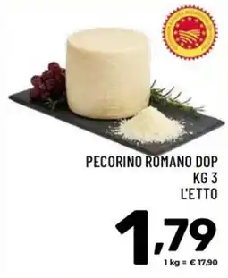 Il Centesimo Pecorino Romano DOP offerta