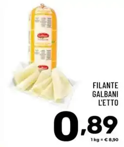 Il Centesimo Filante Galbani offerta