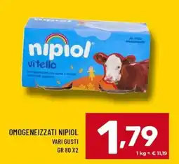 Il Centesimo Omogeneizzati Nipiol offerta
