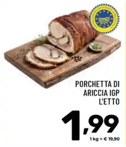Il Centesimo Porchetta di Ariccia IGP offerta