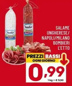 Il Centesimo Salame ungherese / napoli/milano bombieri offerta