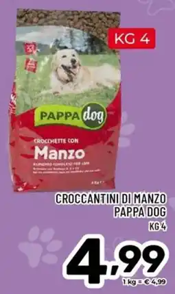 Il Centesimo Crocchette con Manzo Pappa Dog offerta