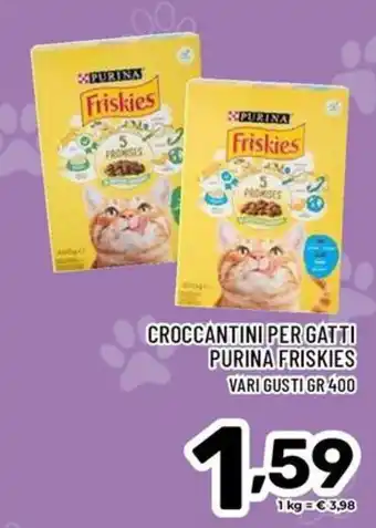 Il Centesimo Crocchettini per gatti Purina Friskies offerta