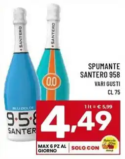 Il Centesimo Spumante Santero 958 offerta