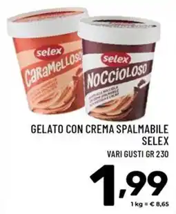 Il Centesimo Gelato con crema spalmabile Selex offerta