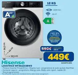 DIMOStore Hisense Lavatrice WF3S1243BW3 offerta