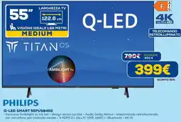 DIMOStore Philips Q-LED Smart 55PUS8450 offerta