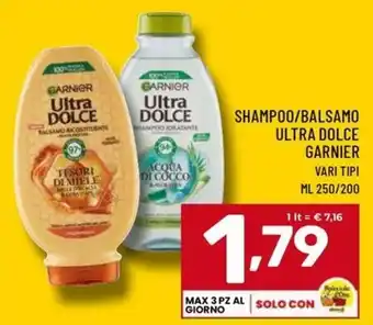 Shampoo/balsamo ultra dolce Garnier