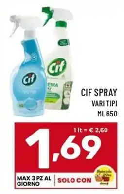 Il Centesimo Cif spray offerta