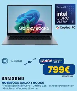 DIMOStore Samsung Notebook Galaxy Book6 offerta