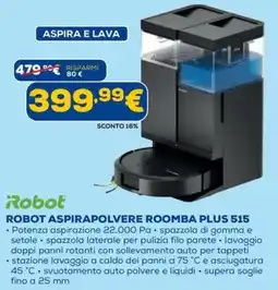 DIMOStore iRobot ROBOT ASPIRAPOLVERE ROOMBA PLUS 515 offerta