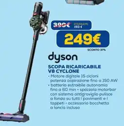 DIMOStore dyson scopa ricaricabile v8 cyclone offerta
