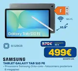 DIMOStore Samsung Tablet Galaxy Tab S10 FE offerta