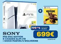 DIMOStore Sony PS5 Disc Edition E-Chassis Slim 1TB offerta