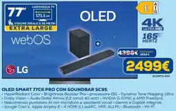 DIMOStore OLED SMART 77C6 PRO CON SOUND BAR SC9S offerta