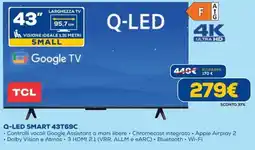 DIMOStore TCL Q-LED SMART 43T69C offerta