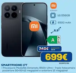 DIMOStore Smartphone 17T Xiaomi offerta