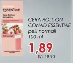 Conad Superstore Cera Roll on Conad Essentiae offerta