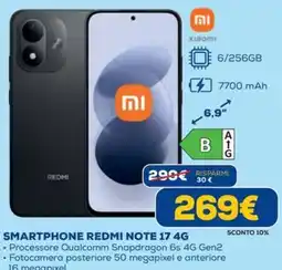 DIMOStore Smartphone Redmi Note 17 4G offerta