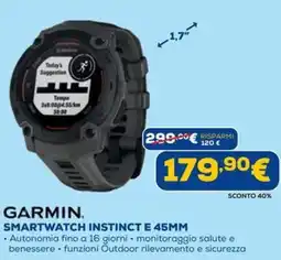 DIMOStore Garmin smartwatch instinct e 45mm offerta