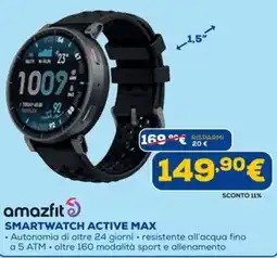 DIMOStore Amazfit Smartwatch Active Max offerta
