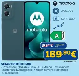 DIMOStore Smartphone Motorola G06 offerta